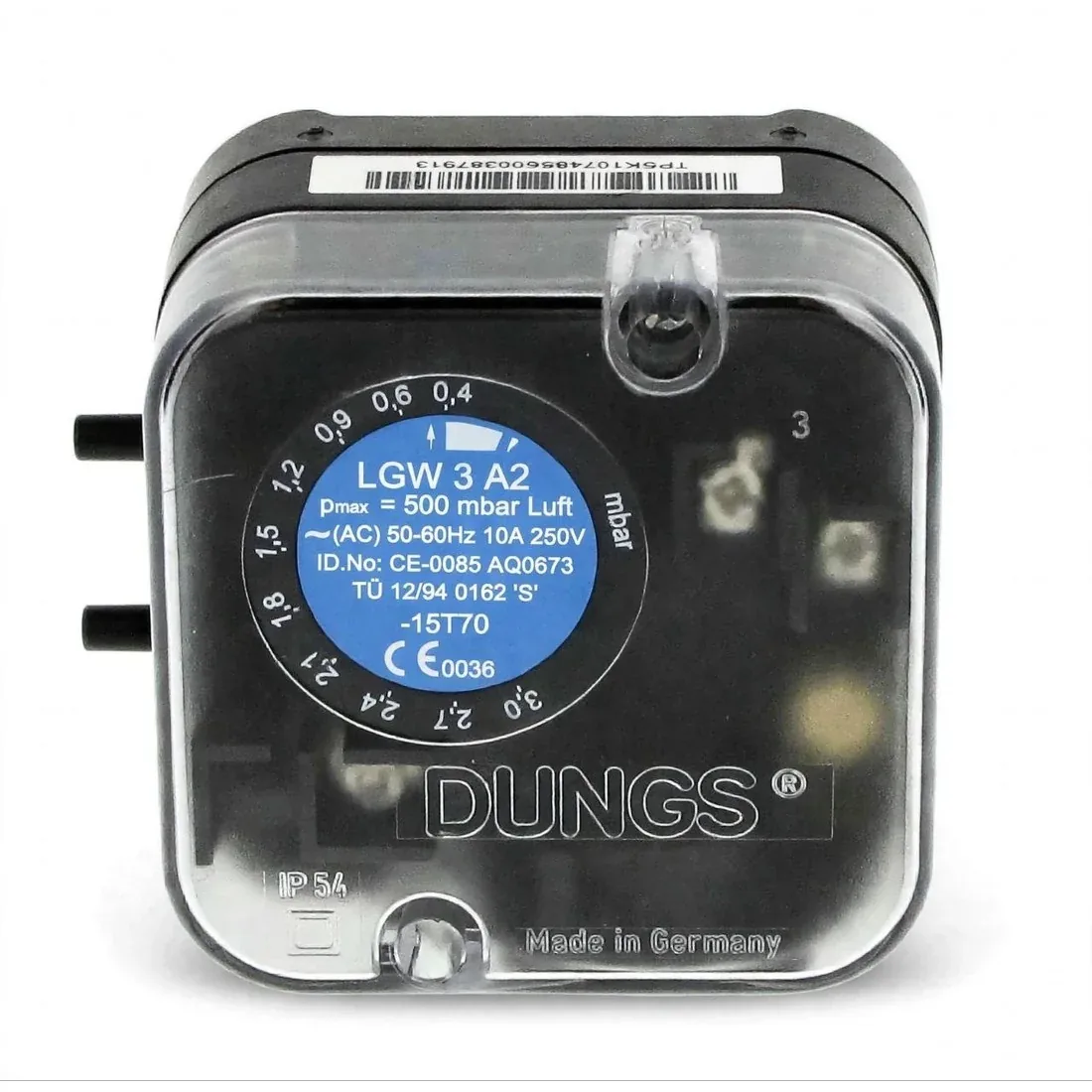 Dungs LGW 3 A2 Air Pressure Switch &mdash; Pressure Switches by Dungs, Type LGW 3 A2