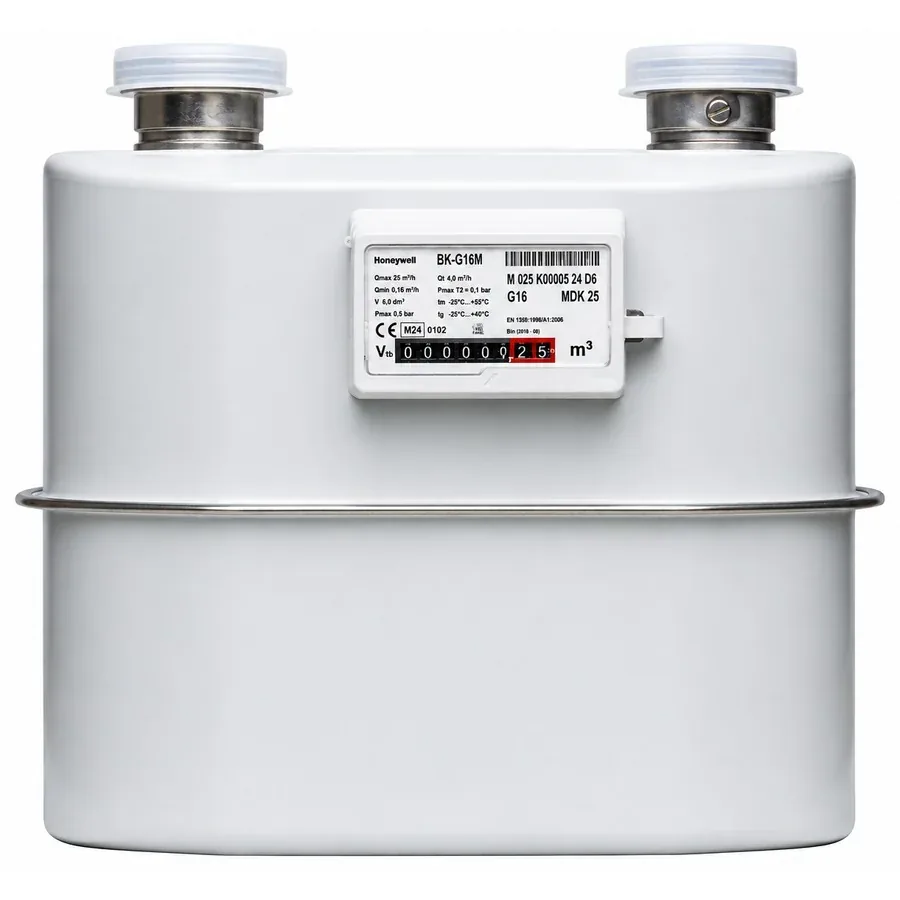 Honeywell Elster BK-G16M Diaphragm Gas Meter G16 &mdash; Gas Flow Meters by Honeywell Elster, Type BK-G16M — zoomed view