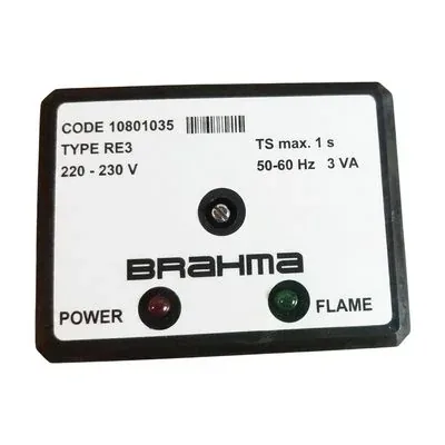 Brahma Flame Relay Sensor RE3 (220–230V) — Code 10801035